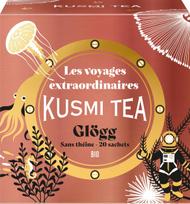Kusmi Žolelių arbata Organic Glögg, ekologiška, apelsinų skonio, be kofeino, muslino maišeliuose, 20 vnt.