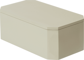 Ferm Living Dėžutė smulkiems daiktams Nova, 25 cm, smėlio spalvos