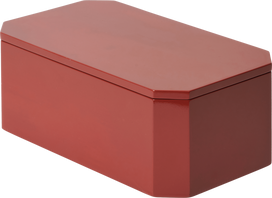 Ferm Living Dėžutė smulkiems daiktams Nova, 25 cm, raudona