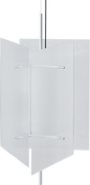 Ferm Living Pakabinamas šviestuvas Oeste, skaidrus