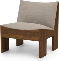 New Works Fotelis Tenon Ruskin, pilkas, rūkyto ąžuolo