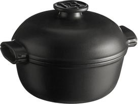Emile Henry Puodas Delight keraminis, 2 l, juodas