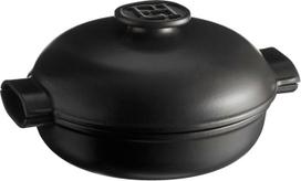 Emile Henry Keraminis puodas Delight, 2,5 l, juodas