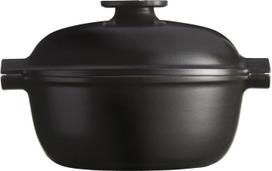 Emile Henry Puodas keramikinis Delight, 4 l, juodas