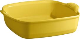 Emile Henry Kepimo indas Emile Henry kvadratinis, 24 cm, geltonas