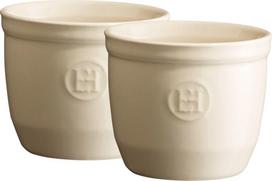Emile Henry Kokilės Emile Henry 8 cm kreminės, 2 vnt.