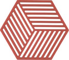 Zone Denmark Padėklas karštiems indams Hexagon, raudonas