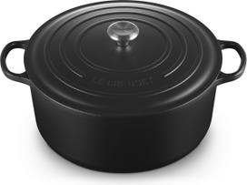 Le Creuset Troškintuvas Signature, 34 cm, matinis juodas