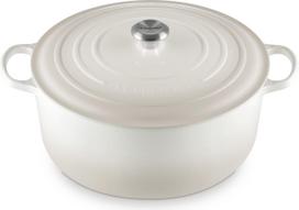 Le Creuset Troškintuvas Signature, 34 cm, smėlio spalvos