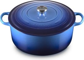 Le Creuset Troškintuvas Signature, 34 cm, giliai mėlynas