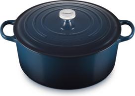 Le Creuset Troškintuvas Signature, 34 cm, tamsiai mėlynas
