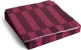 Hay Servetėlės Hay Pattern, languotos, bordo, 40 x 40 cm, 20 vnt.