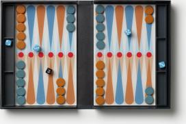 Printworks Nardai Classic Art of Backgammon, antracito spalvos