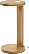 Serax Šoninis staliukas Aura su integruotu LED apšvietimu, 38 cm, natūralios ąžuolo medienos