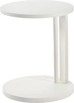 Serax Šoninis staliukas Aura, 62 cm, baltas, buko mediena