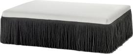 Serax Pufas Frin, 140 cm, baltai juodas