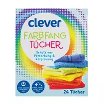 Skalbimo lapeliai CLEVER, 24 vnt.