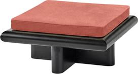 Serax Pufas Taka Velvet, 72 cm, oranžinis, tulpmedžio mediena
