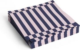 Hay Popierinės servetėlės Hay Pattern, 33 x 33 cm, šviesiai rožinės ir mėlynos juostelės, 20 vnt.