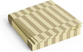 Hay Popierinės servetėlės Hay Pattern, dryžuotos, kreminės smėlio spalvos, 33 x 33 cm, 20 vnt.