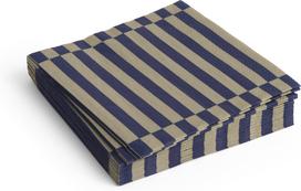 Hay Popierinės servetėlės Hay Pattern, smėlio ir tamsiai mėlynos spalvos, dryžuotos, 33 x 33 cm, 20 vnt.