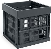 Hay Dėžė Hay Colour Crate Cube laikymui, anglies spalvos