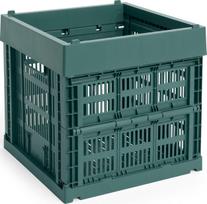 Hay Dėžė Hay Colour Crate Cube, tamsiai žalia