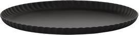 Alessi Serviravimo padėklas Pleats apvalus, 23 cm, juodas