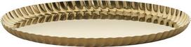 Alessi Padėklas serviravimui Pleats apvalus, 23 cm, auksinis