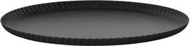Alessi Serviravimo padėklas Pleats apvalus, 31 cm, juodas