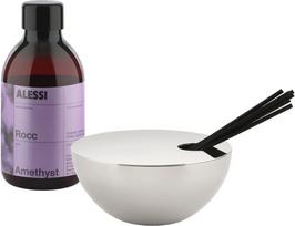 Alessi Kvapo difuzorius Rocc Amethyst, su rotango lazdelėmis
