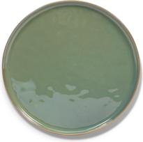 Serax Lėkštė pietų Pure plokščia, 28 cm, žalia