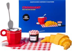 Cinqpoints Popieriaus lankstymo rinkinys Paperfood Croissant, rogaliko modelis