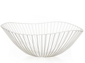 Serax Vaisių krepšelis Cesira, 39 cm, baltas