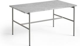 Hay Kavos staliukas Rebar, 80 x 49 x 40,5 cm, pilkas marmuras