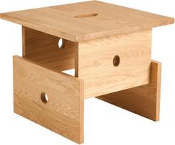 Hay Kavos staliukas Wood Box, šviesaus ąžuolo