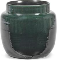 Serax Vazono apdaila Glazed Shades, 21 cm, tamsiai žalia