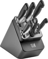 Zwilling Savaime galandantis peilių stovas Four Star 2.0, su 5 peiliais ir žirklėmis, 7 dalių