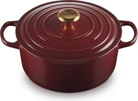 Le Creuset Troškinimo puodas Signature, 26 cm, burgundiškas