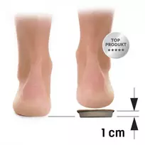 Korekcinis kulno įdėklas, odinis 1cm 1vnt.