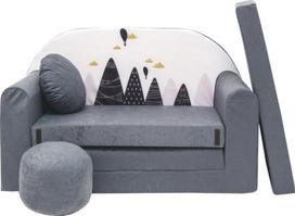 Vaikiška sofa Welox AX2, pilka