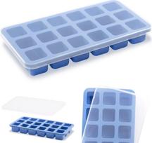 Bar Up Silikoninis ledo kubelių padėklas su dangteliu 18 x MINI ICE CAKES