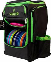Diskgolfo kuprinė Viking Discs Tour Bag, juoda/žalia