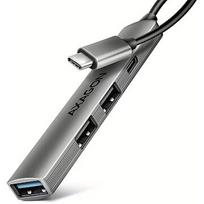 Axagon HUE-STC HUB 4-port 1x USB 5Gbps, 2xUSB2.0 + C HUE-STC