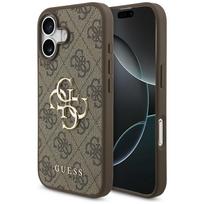 Guess 4G Didelis Logo Dėklas iPhone 17 - Rudas
