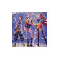 Dėlionė, deimantinė mozaika - rankdarbių rinkinys K-Pop Demon Hunters