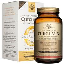 "Solgar Full Spcetrum Curcumin" skystasis ekstraktas - 90 minkštųjų gelių