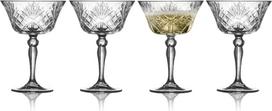 Lyngby Glas - Crystal Melodia Champagne Coupes - 26 cl - Set of 4