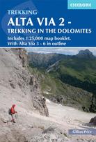 Alta Via 2 - Trekking in the Dolomites, Includes 1:25,000 map booklet. With Alte Vie 3-6 in outline