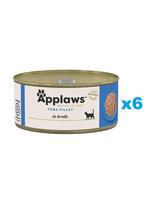 APPLAWS Cat Adult Tuna Fillet in Broth tuno filė sultinyje 6x70 g